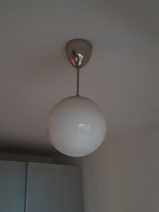 Lamp, hanging globe (Ikea Höljes)